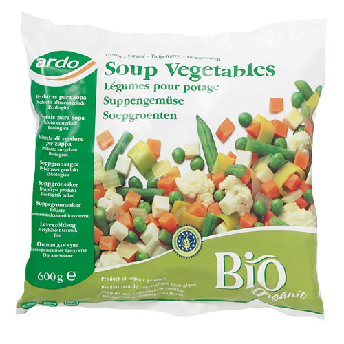 Ardo Légumes pour potage bio 600g